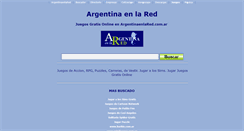 Desktop Screenshot of juegos.argentinaenlared.com.ar