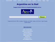 Tablet Screenshot of juegos.argentinaenlared.com.ar