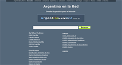 Desktop Screenshot of buscador.argentinaenlared.com.ar